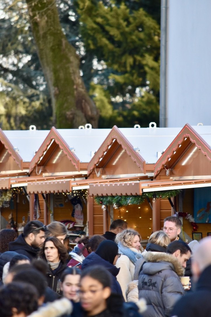 Chalets du marché de Noël