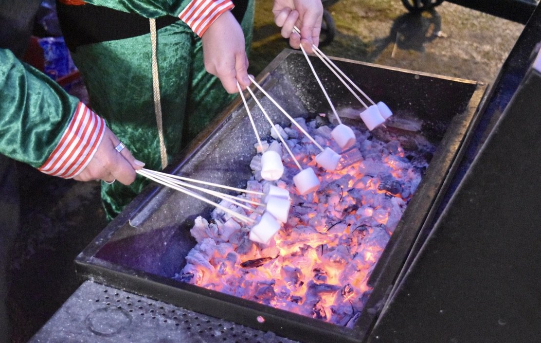 Chamallows grillés par les lutins